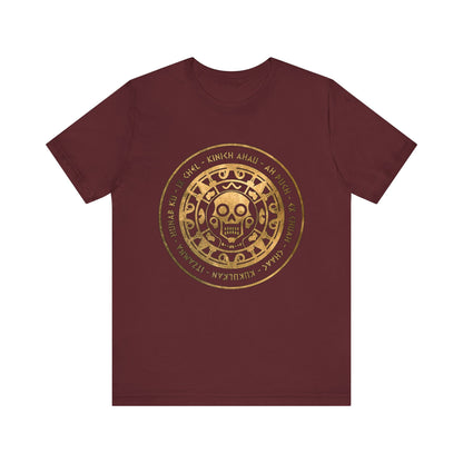 Maroon / S Mayan Gods T-Shirt