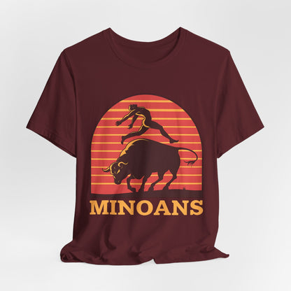 Maroon / S Minoans Bull Leaping T-Shirt