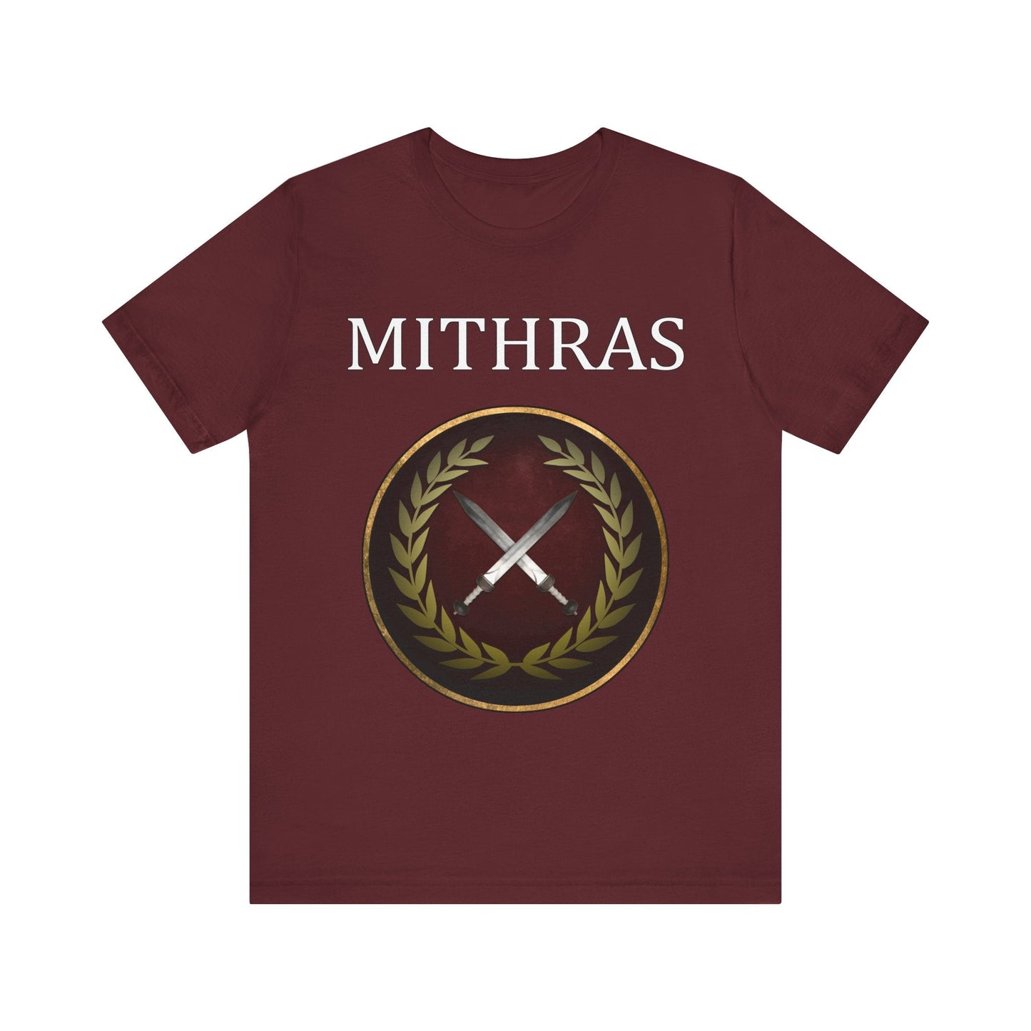 Maroon / S Mithras - Ancient Roman Cult of Mithras T-Shirt