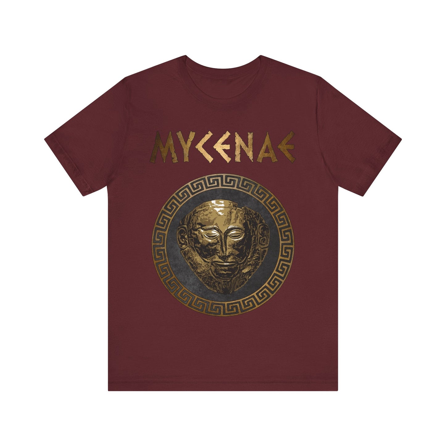 Maroon / S Mycenae Ancient Bronze Age Mycenaeans T-Shirt