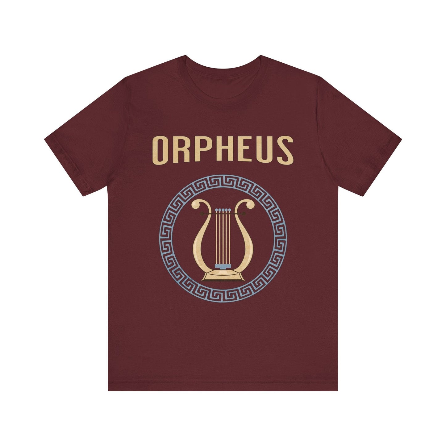 Maroon / S Orpheus - Ancient Greek Musician and Poet T-Shirt