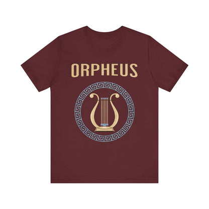 Maroon / S Orpheus - Ancient Greek Musician and Poet T-Shirt