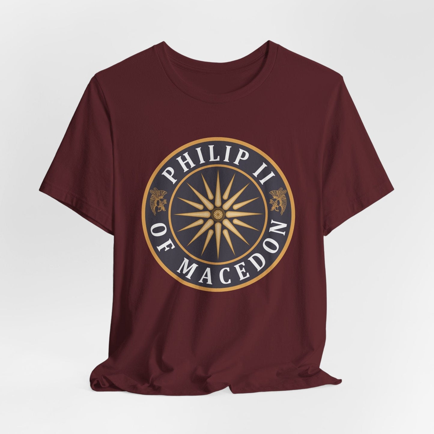Maroon / S Philip II of Macedon T-Shirt