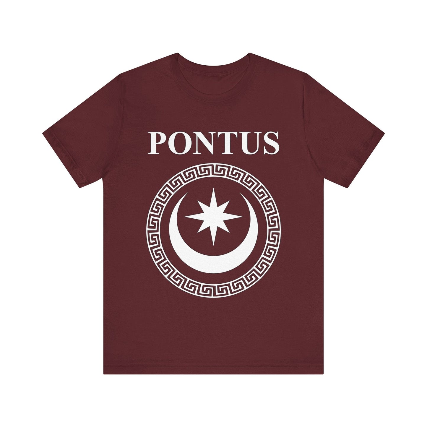 Maroon / S Pontus Ancient Kingdom Mithridates Symbol T-shirt