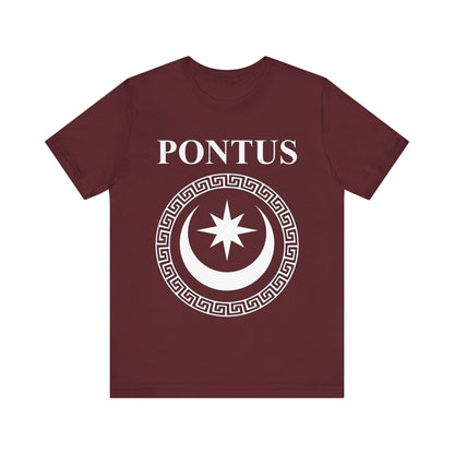 Maroon / S Pontus Ancient Kingdom Mithridates Symbol T-shirt