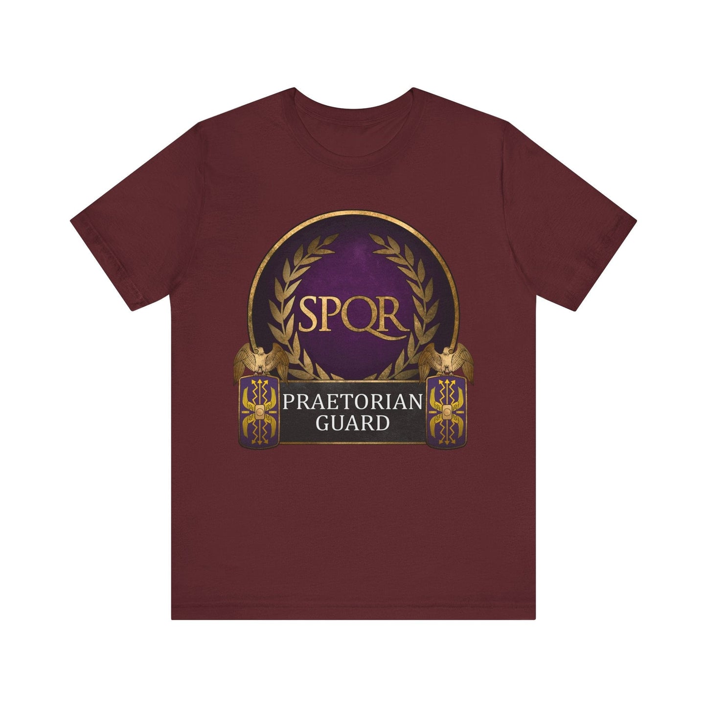 Maroon / S Praetorian Guard SPQR T-Shirt