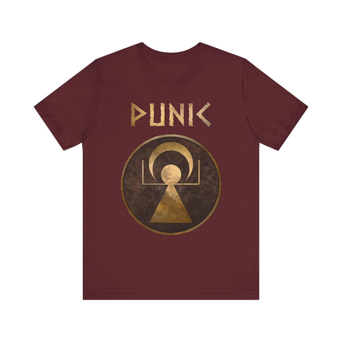Maroon / S Punic Culture Tanit T-Shirt