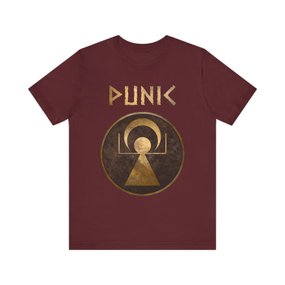 Maroon / S Punic Culture Tanit T-Shirt