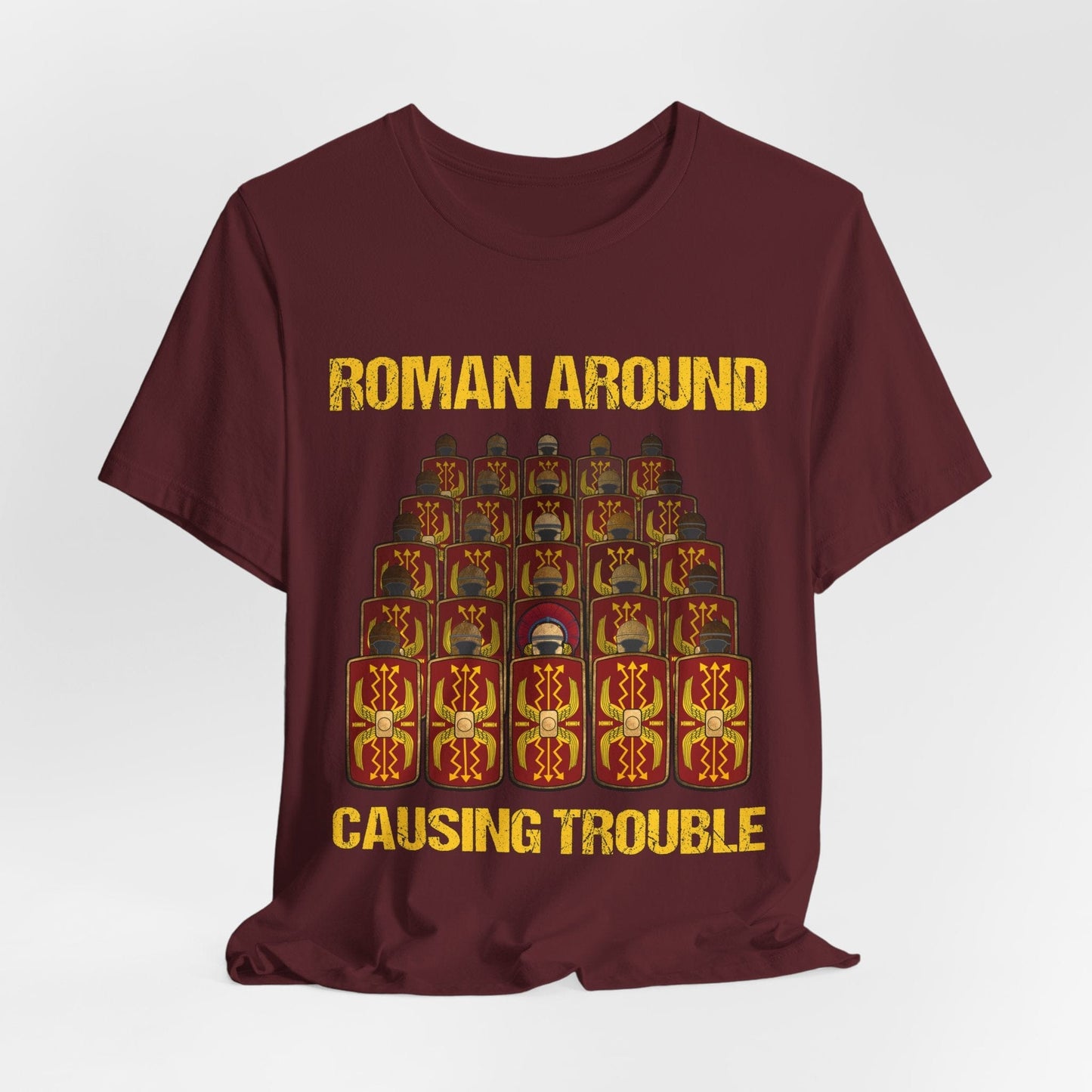 Maroon / S Roman Around, Causing Trouble T-Shirt