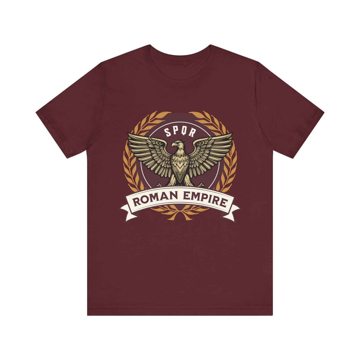 Maroon / S Roman Empire Shirt - Roman Eagle Standard T-Shirt