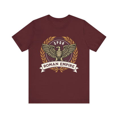 Maroon / S Roman Empire Shirt - Roman Eagle Standard T-Shirt