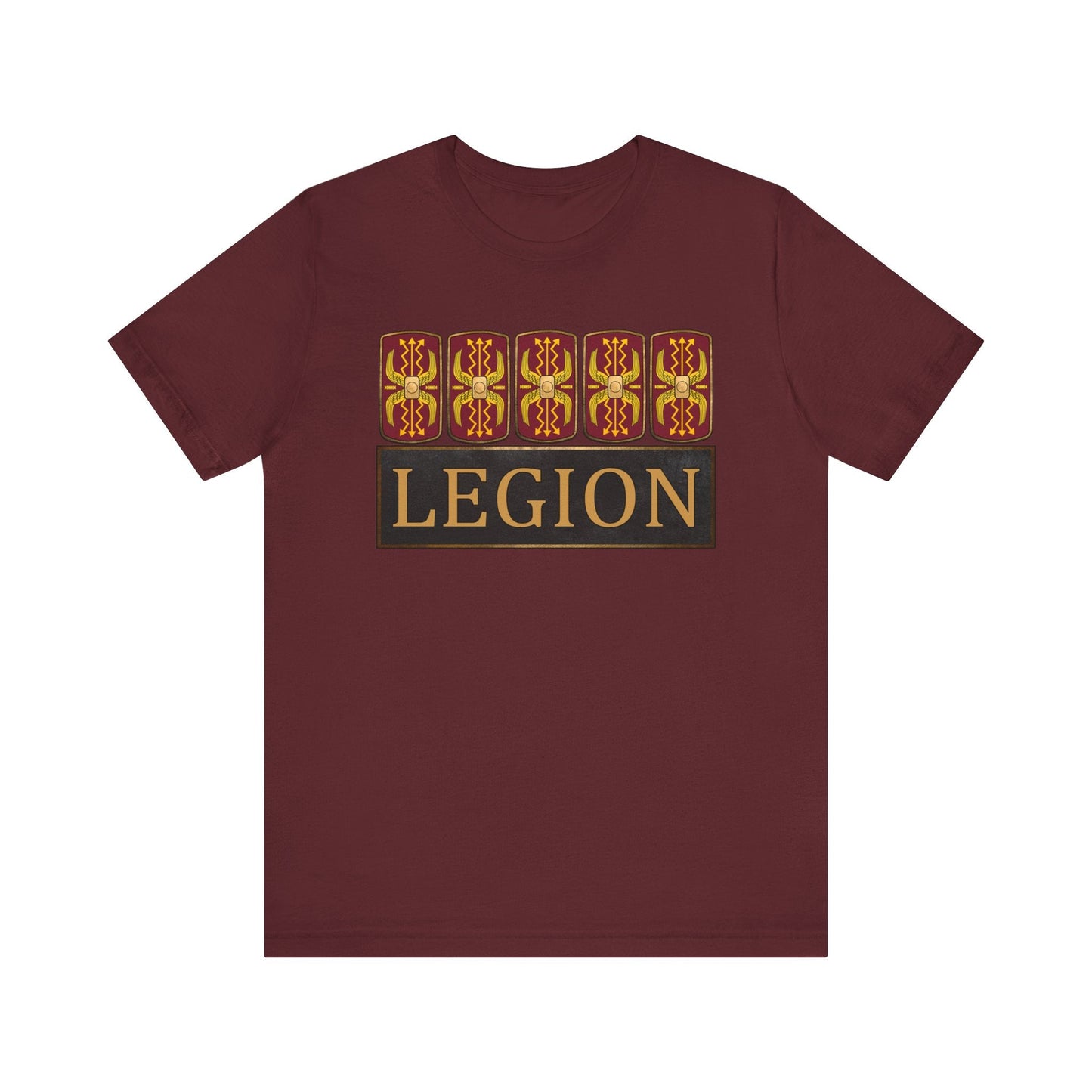 Maroon / S Roman Legionary Shields T-Shirt