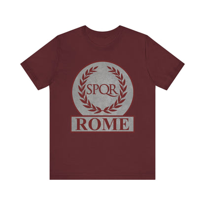 Maroon / S Rome Ancient Roman SPQR Symbol T-shirt