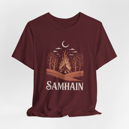 Maroon / S Samhain Ancient Celtic Festival T-Shirt