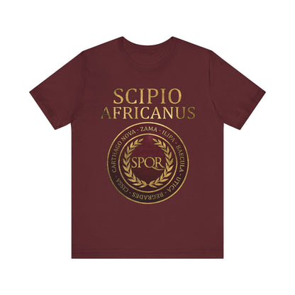 Maroon / S Scipio Africanus Battles T-Shirt
