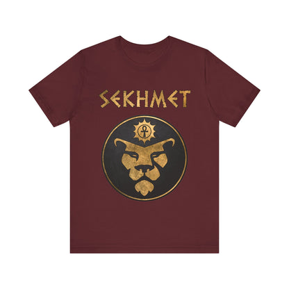 Maroon / S Sekhmet Ancient Egyptian Goddess T-Shirt