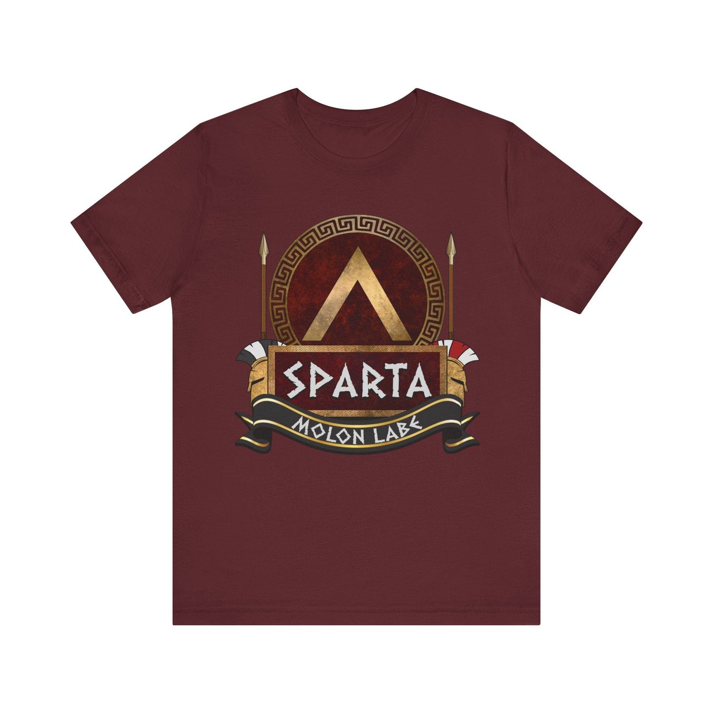 Maroon / S Sparta - Lacedaemonian Arms and Armor - Spartan Army T-shirt