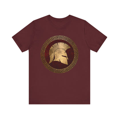 Maroon / S Spartan Helmet T-Shirt