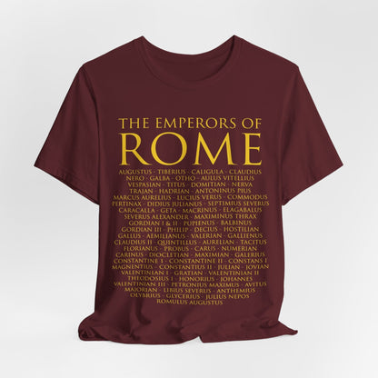 Maroon / S The Emperors of Rome T-Shirt