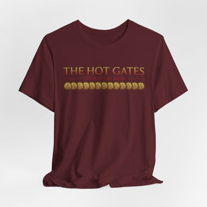 Maroon / S The Hot Gates - Battle of Thermopylae T-Shirt