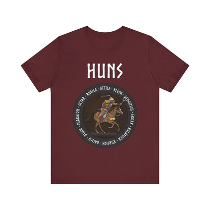 Maroon / S The Huns - Leaders of the Huns T-Shirt