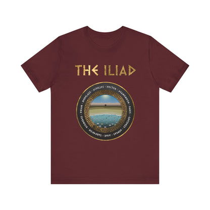Maroon / S The Iliad - Heroes of the Trojan War T-Shirt