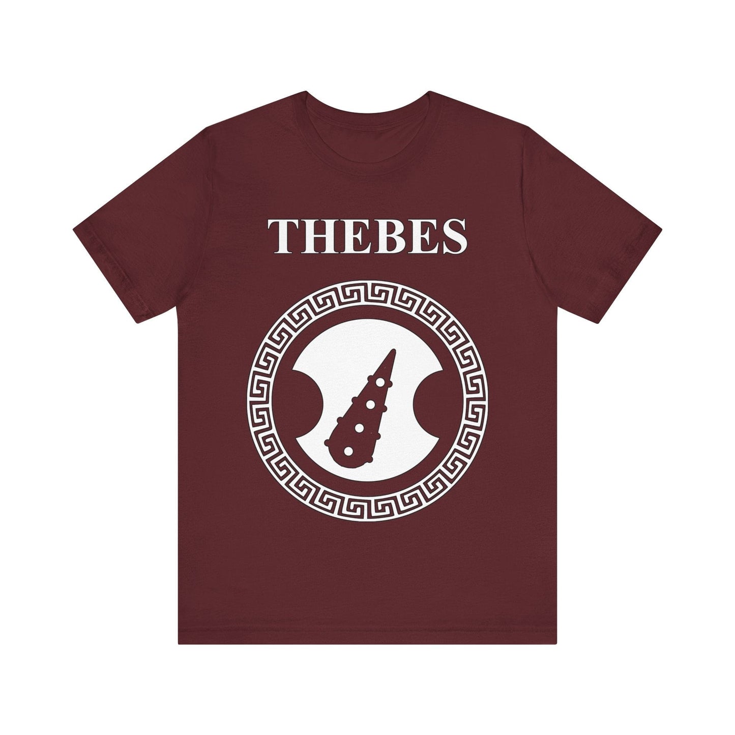 Maroon / S Thebes Sacred Band Ancient Greek City-State T-Shirt