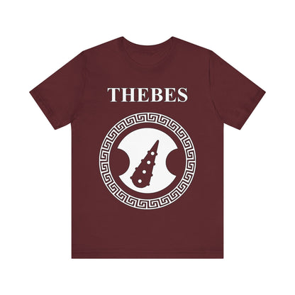 Maroon / S Thebes Sacred Band Ancient Greek City-State T-Shirt