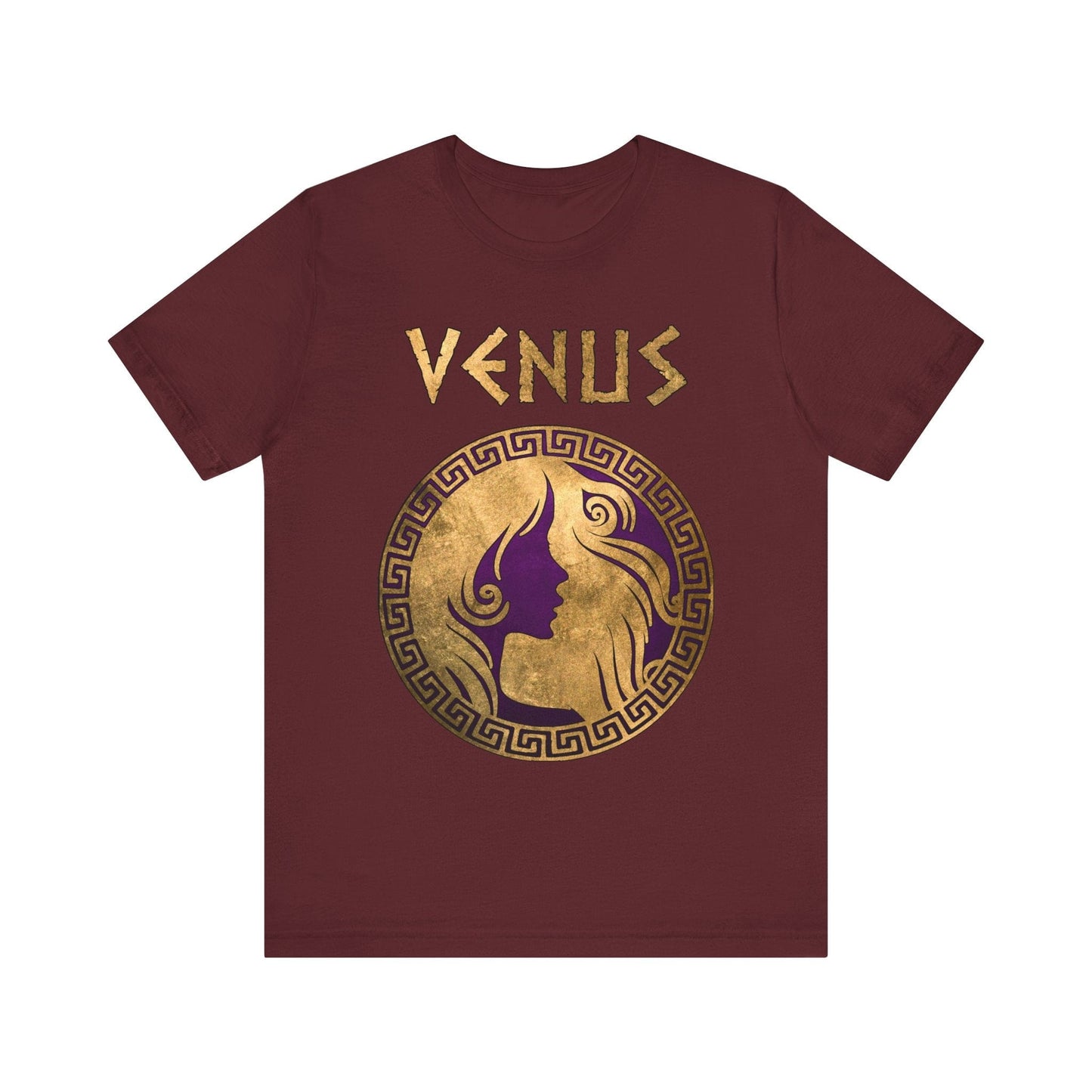 Maroon / S Venus Roman Goddess T-Shirt