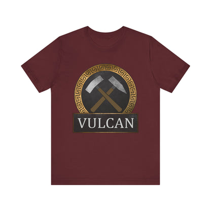 Maroon / S Vulcan Ancient Roman God T-Shirt