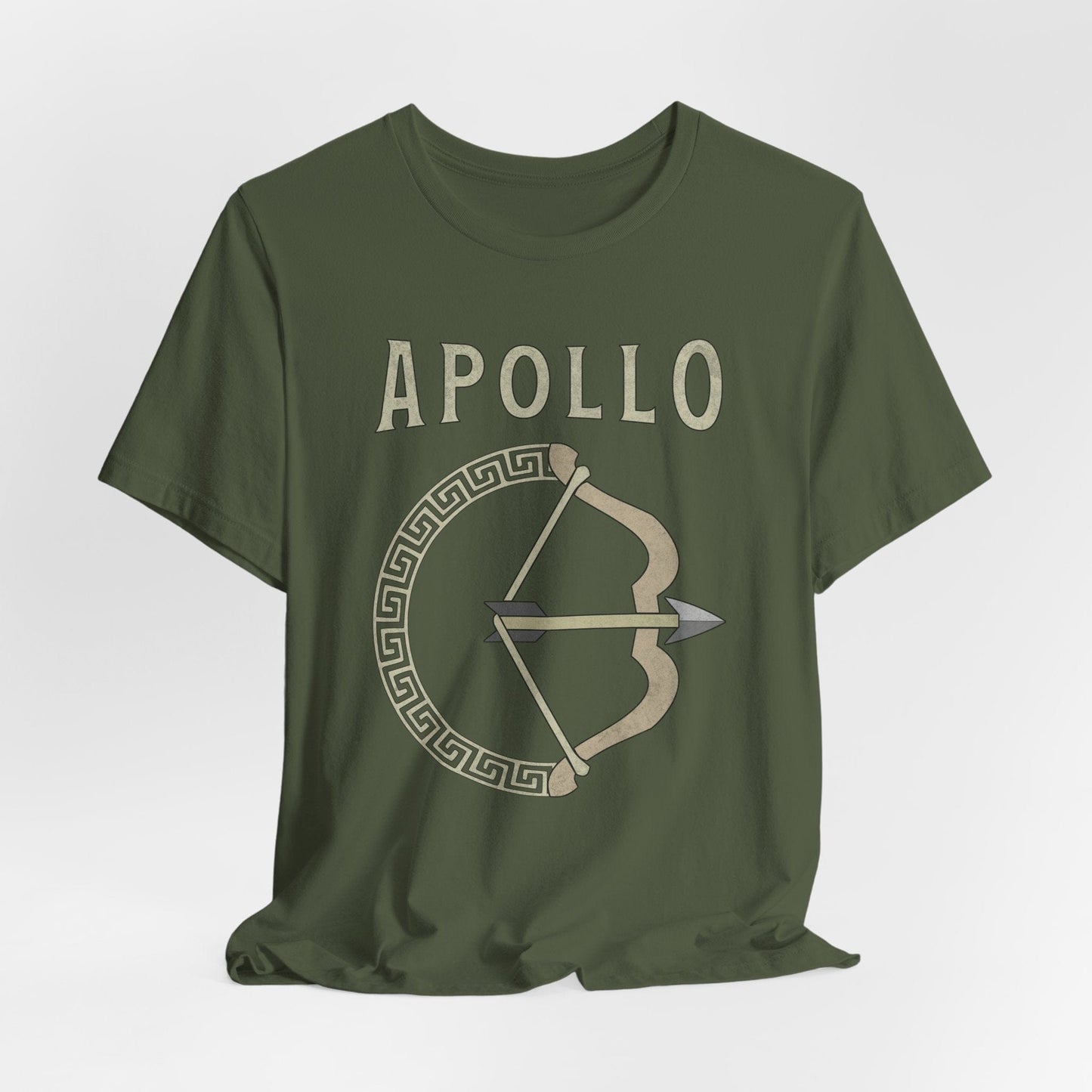 Military Green / S Apollo Greek God Bow T-Shirt