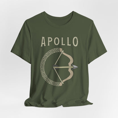 Military Green / S Apollo Greek God Bow T-Shirt