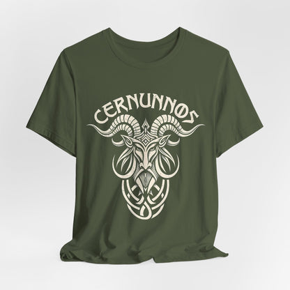 Military Green / S Cernunnos Celtic Mythology T-Shirt