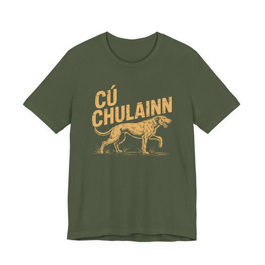 Military Green / S Cu Chulainn - Celtic Mythology T-Shirt
