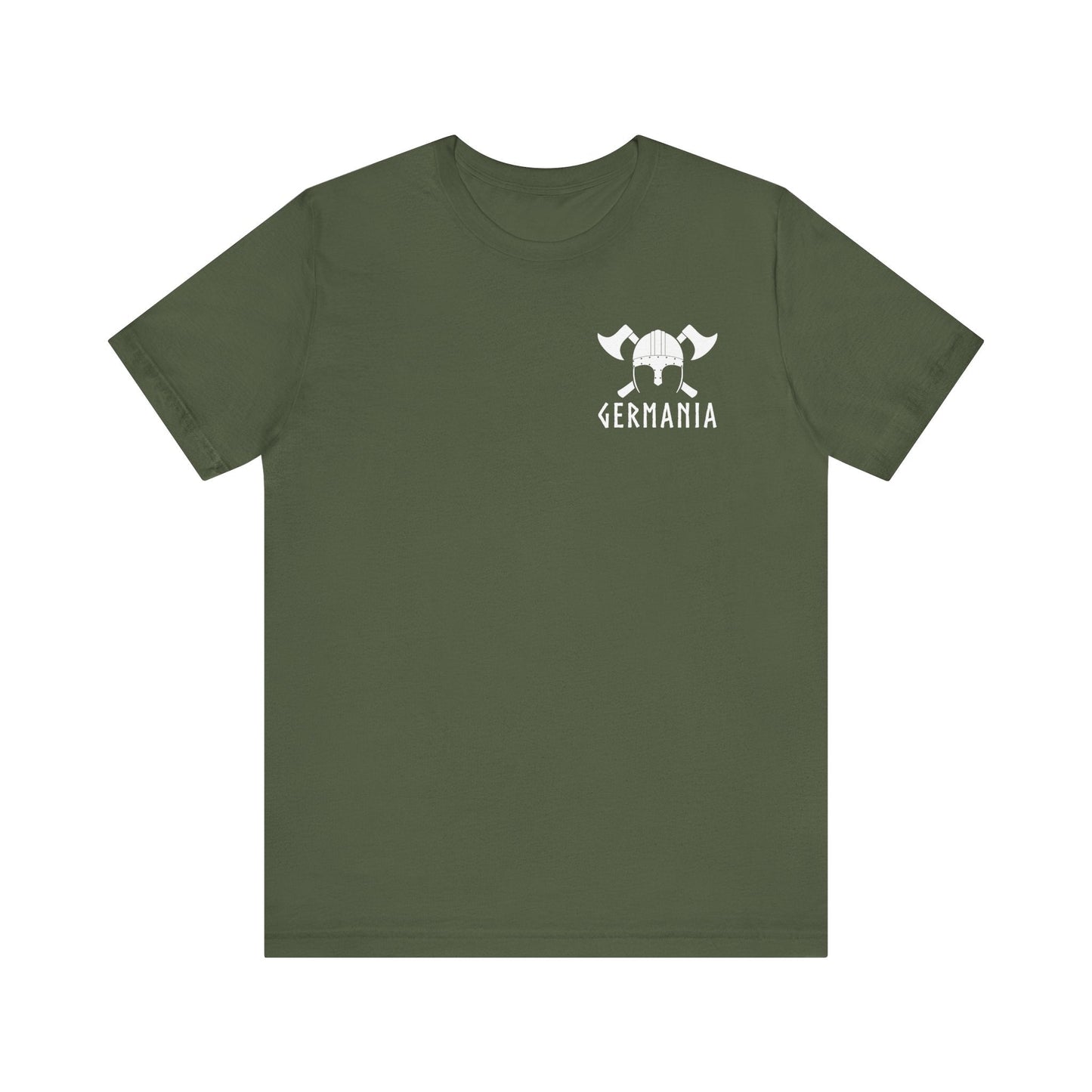 Military Green / S Germania Tribes Double Sided T-Shirt