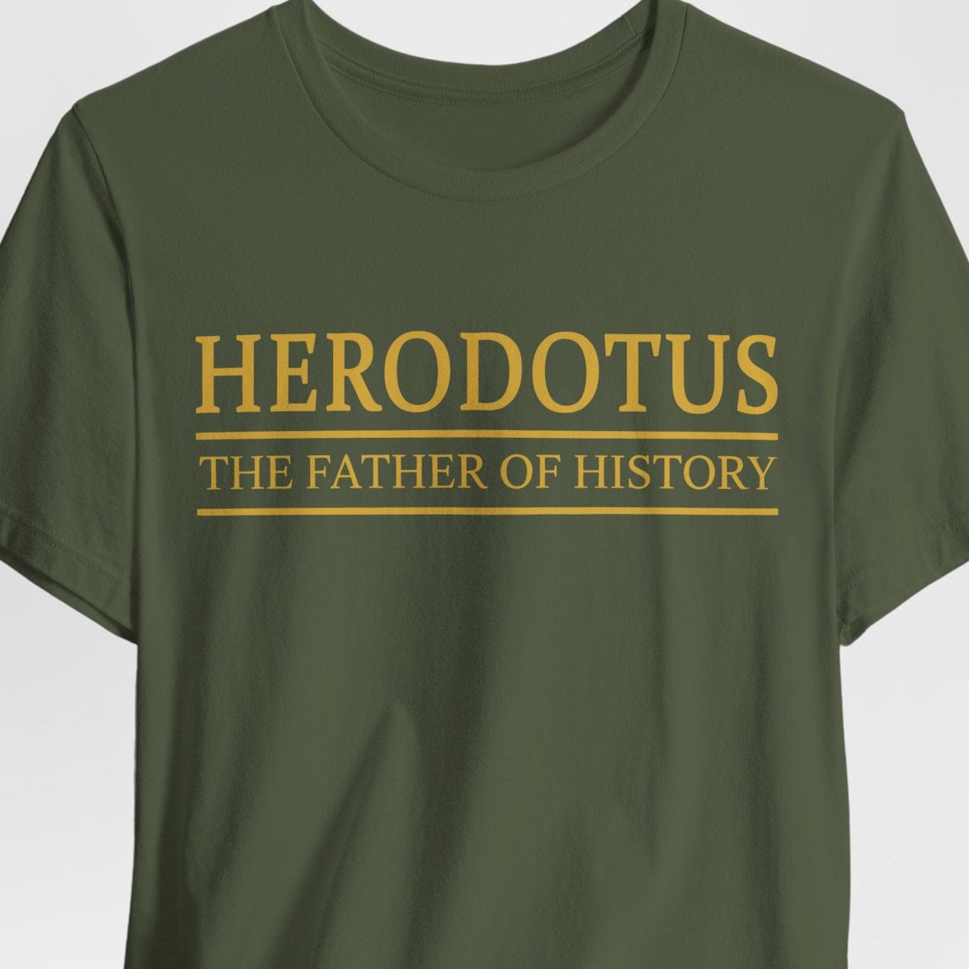 Military Green / S Herodotus Father of History T-Shirt