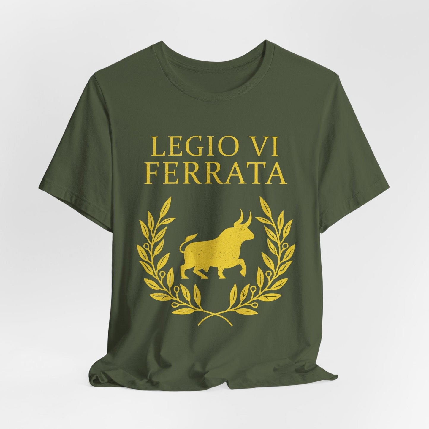 Military Green / S Legio VI Ferrata - The Ironclads - Roman Legion T-Shirt