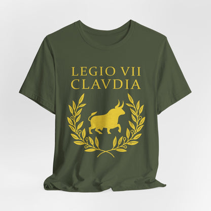 Military Green / S Legio VII Claudia - Roman Legion T-Shirt