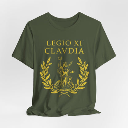 Military Green / S Legio XI Claudia - Roman Legion T-Shirt