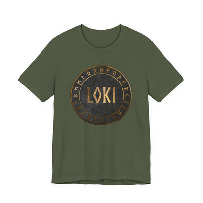 Military Green / S Loki Norse God T-Shirt