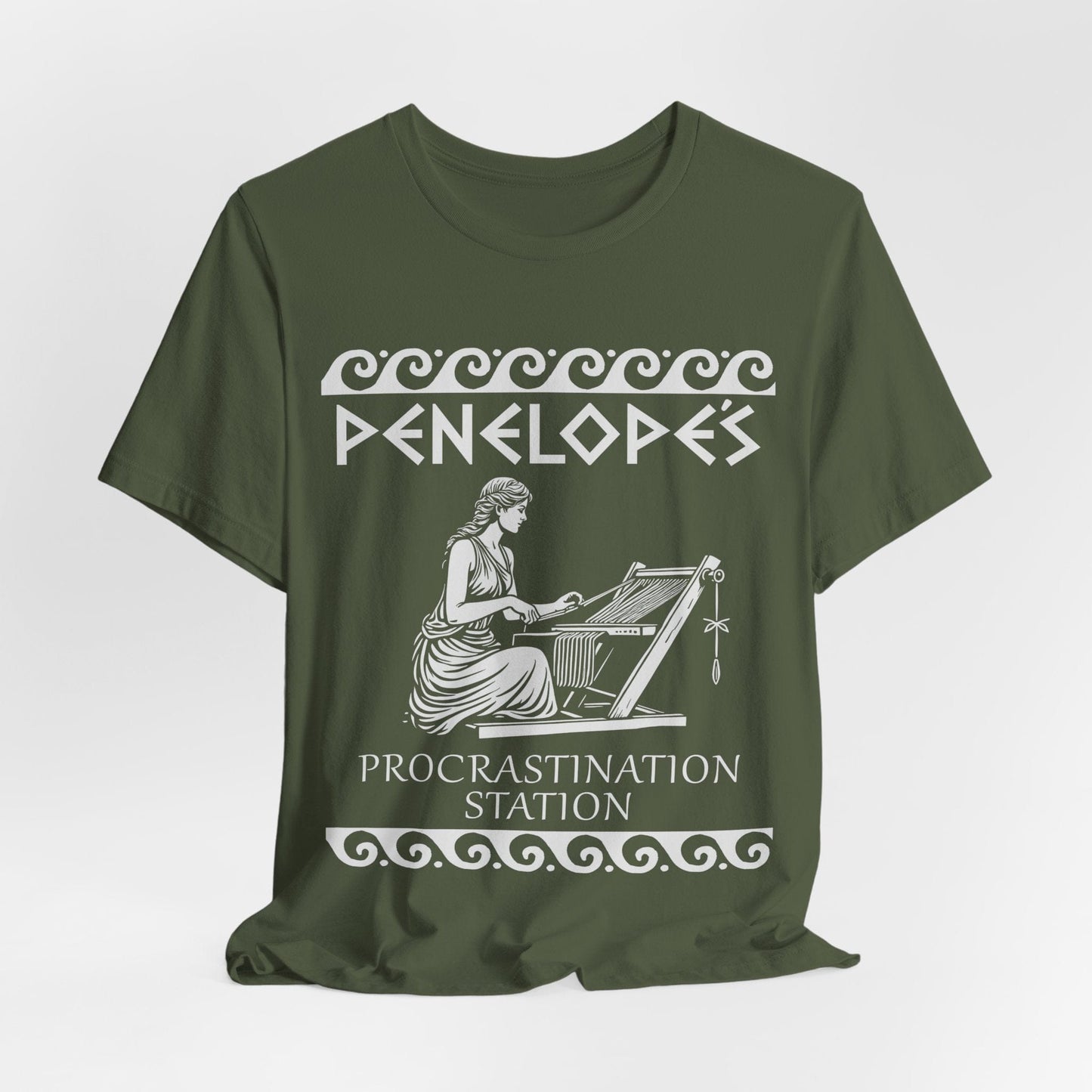 Military Green / S Penelope's Procrastination Station T-Shirt