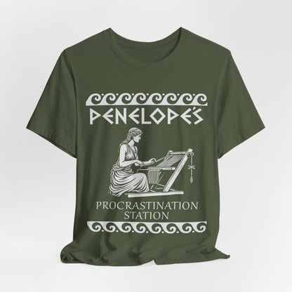 Military Green / S Penelope's Procrastination Station T-Shirt