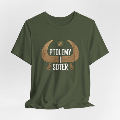 Military Green / S Ptolemy I Soter - Ptolemaic Egypt T-Shirt