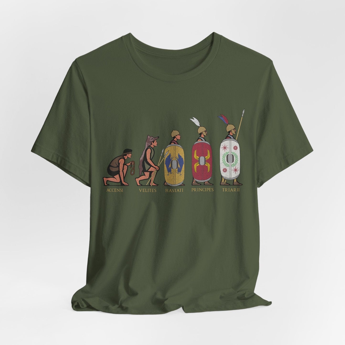 Military Green / S Roman Army Polybian Evolution T-Shirt