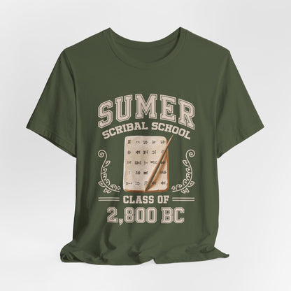 Military Green / S Sumer Scribal School - Class of 2,800 BC T-Shirt