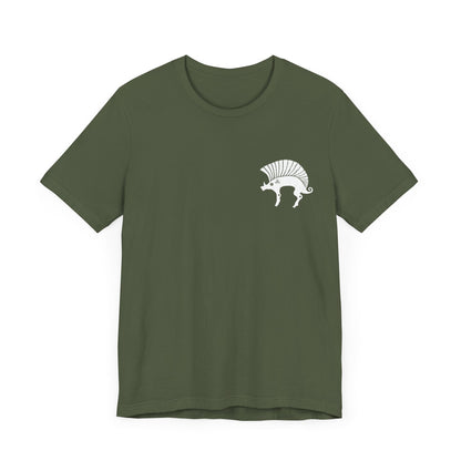 Military Green / S Tribes of Gaul - Gallic Boar Double Sided T-Shirt