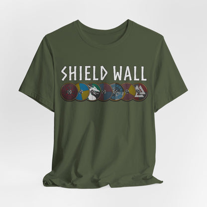 Military Green / S Viking Shield Wall T-Shirt