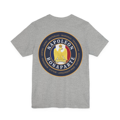 Napoleon Bonaparte Napoleonic Wars Battles  - Double Sided T-Shirt