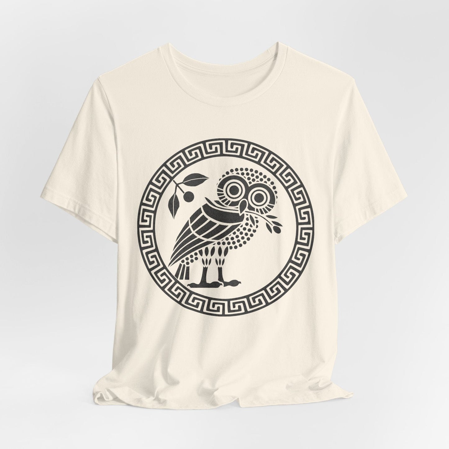 Natural / S Ancient Athens Owl Symbol of Athena T-Shirt