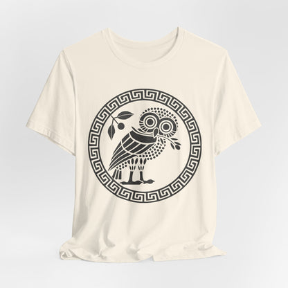 Natural / S Ancient Athens Owl Symbol of Athena T-Shirt